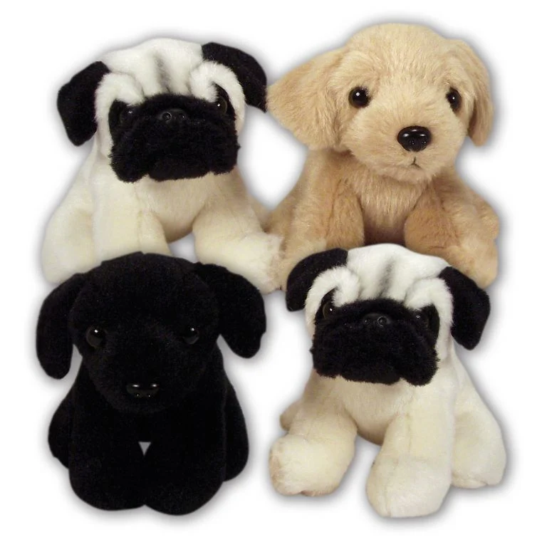 Dogs with Beans (2 Assorted Pugs)