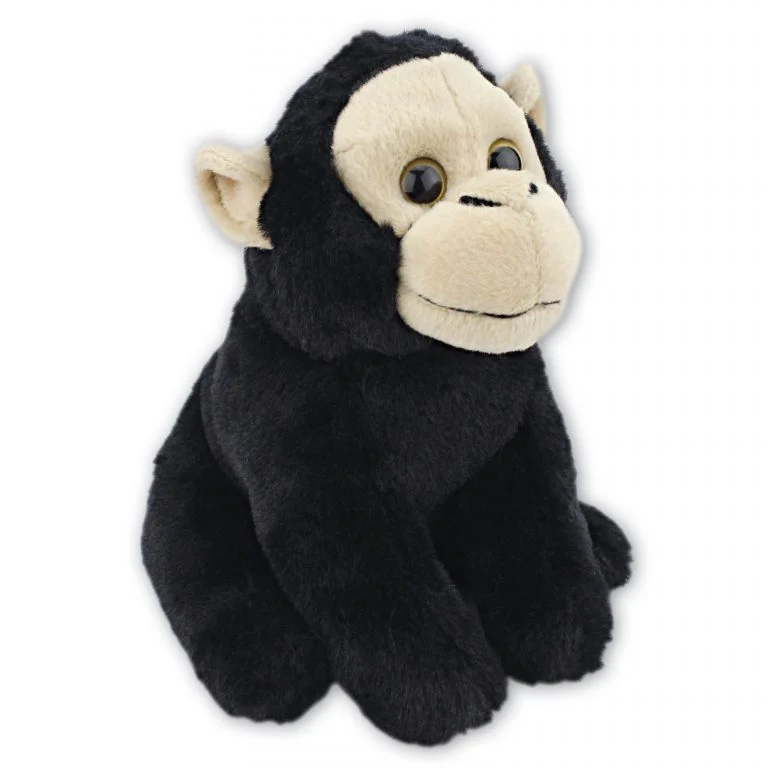 Sitting Chimpanzee with Beans