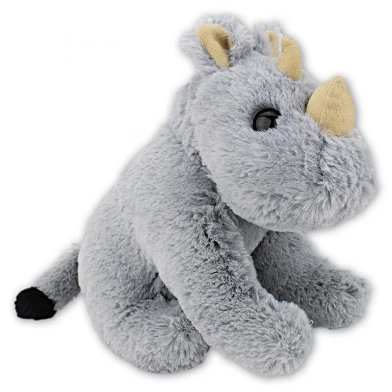 Sitting Rhinoceros with Beans
