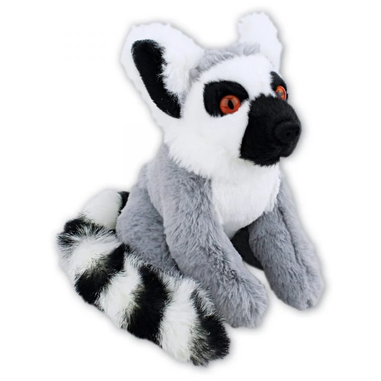 Sitting Ringtail Lemur with Beans