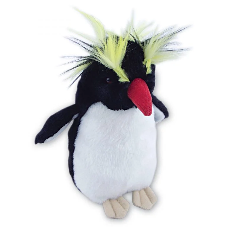 Standing Rockhopper Penguin with Beans