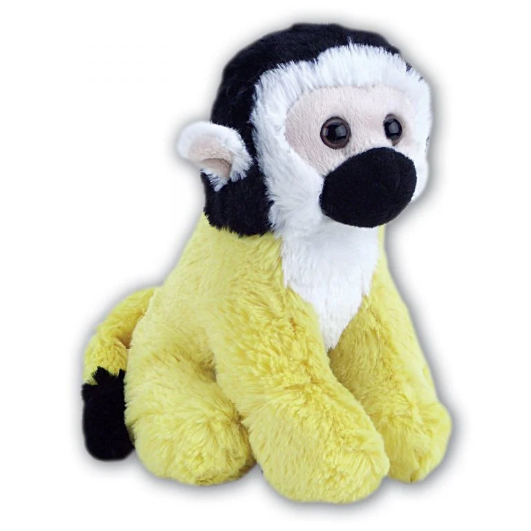 Sitting Squirrel Monkey with Beans