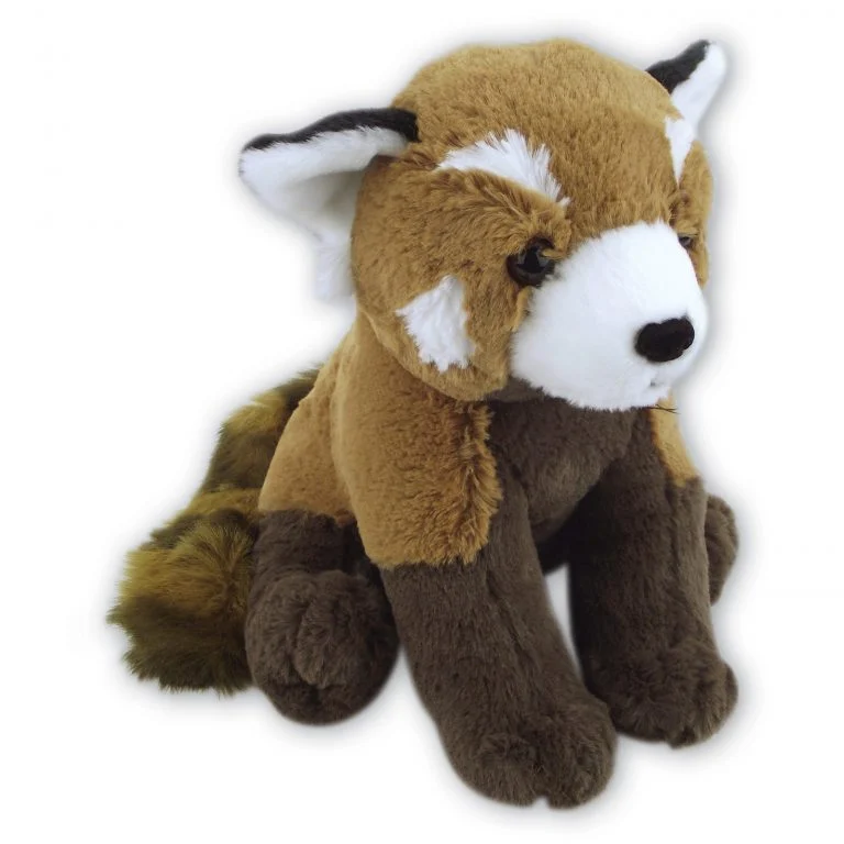 Sitting Red Panda with Beans