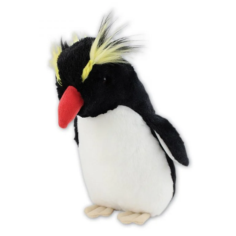 Standing Rockhopper Penguin with Beans