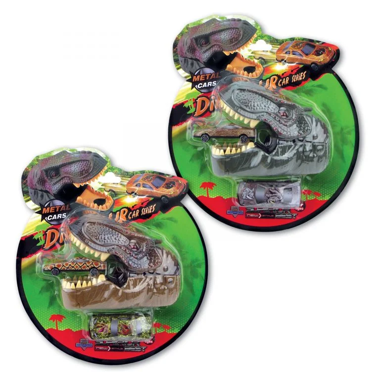 Dinosaur Mouth with 2 Cars