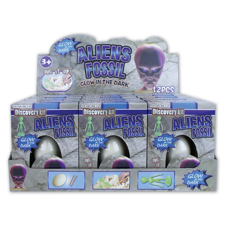 Alien Fossil Glow In The Dark