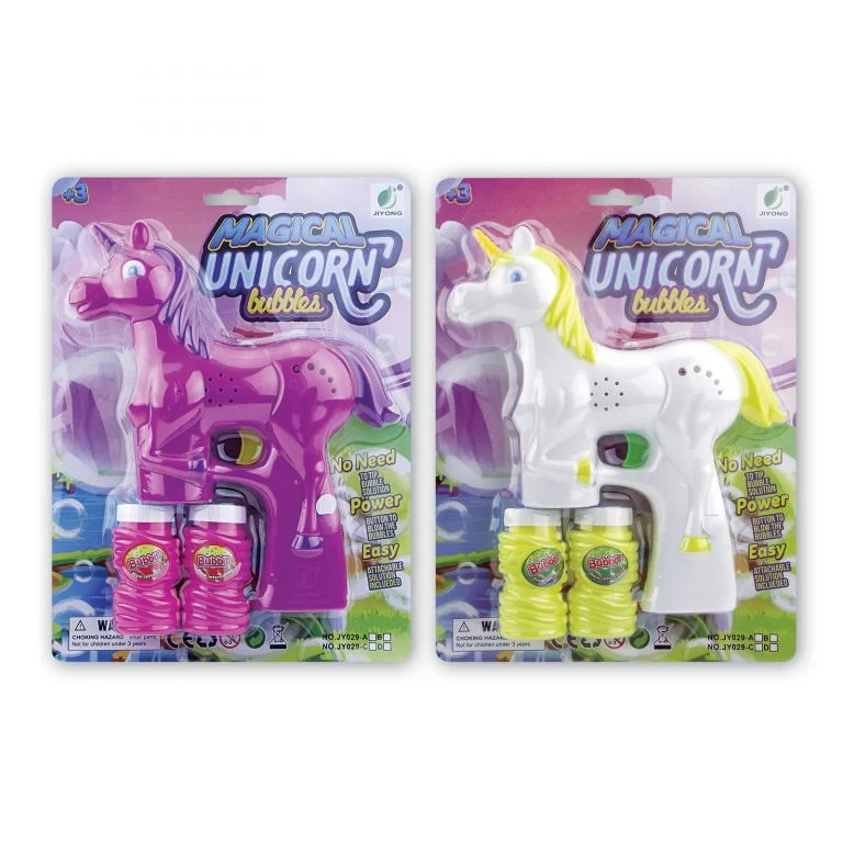 Unicorn Bubble Gun with Batteries