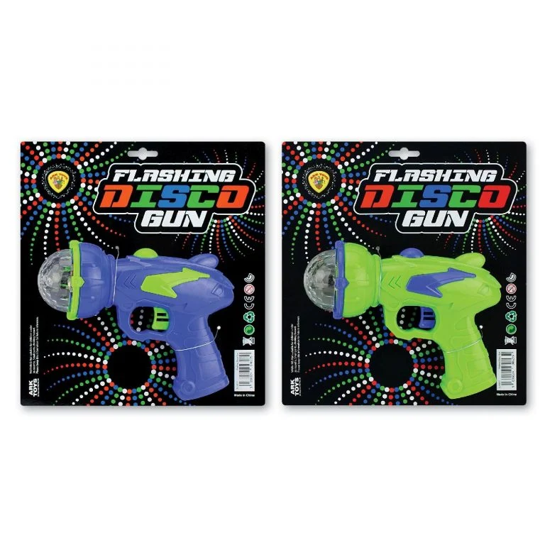 Flashing Disco Gun with Sound & Batteries