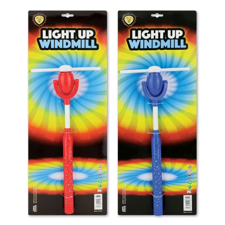 Light Up Windmill with Moveable Head & Batteries