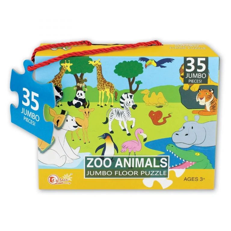 35 Pcs Zoo Jigsaw Floor Puzzle