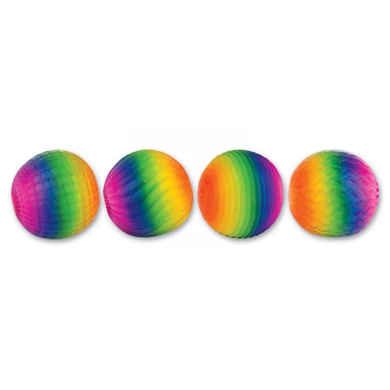 Rainbow Spiral Squeeze Balls