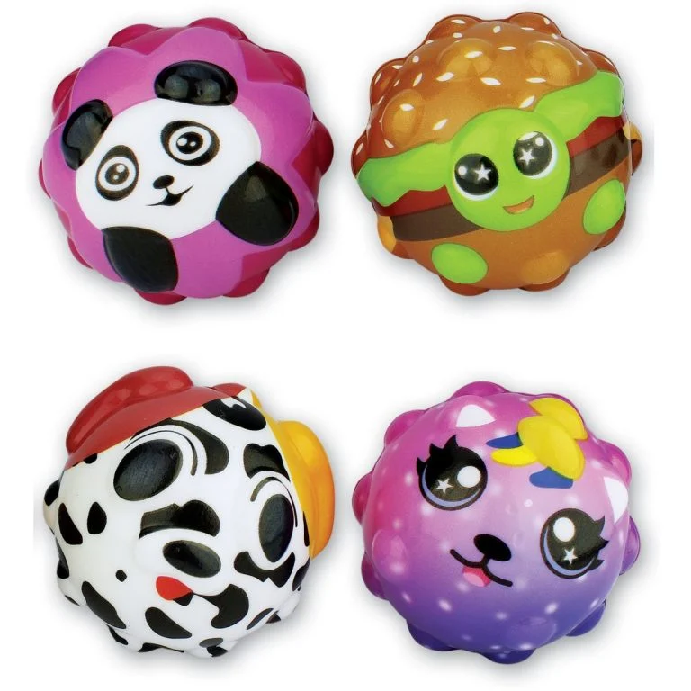 Crazy Animal Honeycomb Hi Bounce Balls