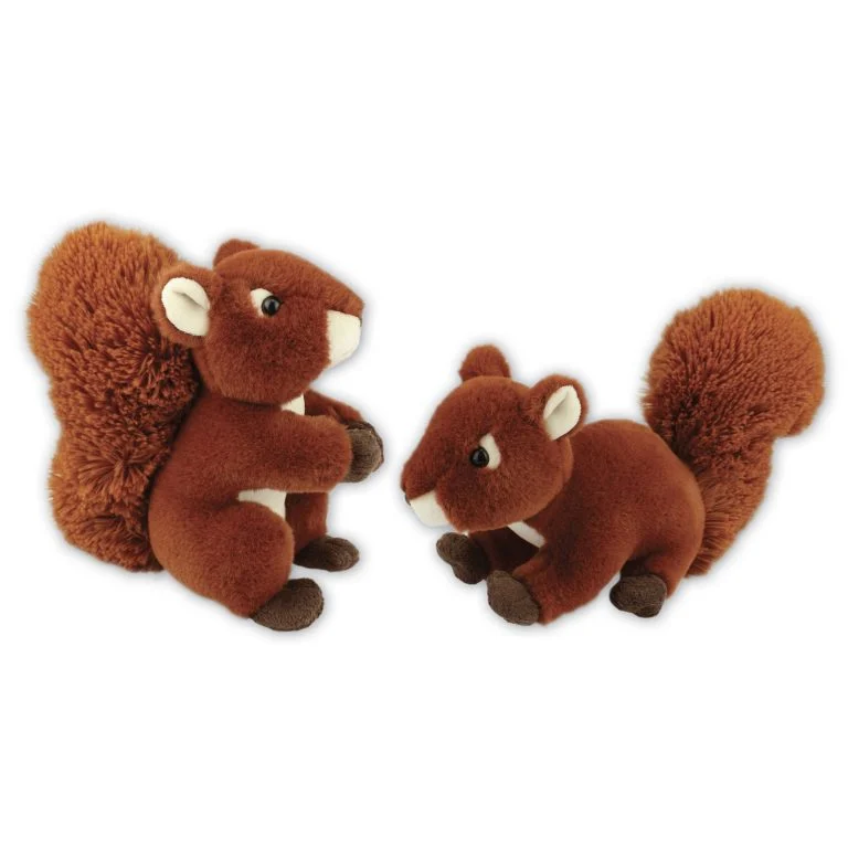 Squirrels Standing & Lying with Beans