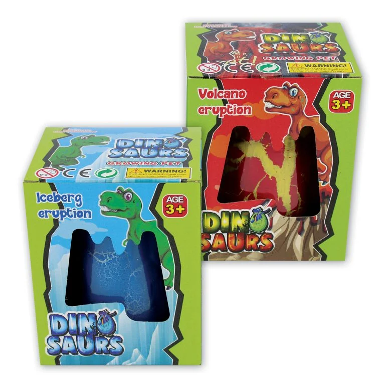 Dinosaur Growing Egg Volcano & Iceberg
