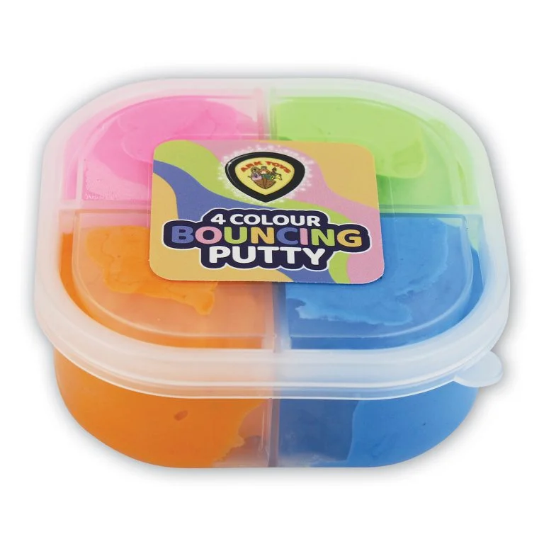 4 Colour Bouncing Putty