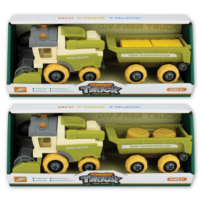 Combine Harvester & Trailor Assemble