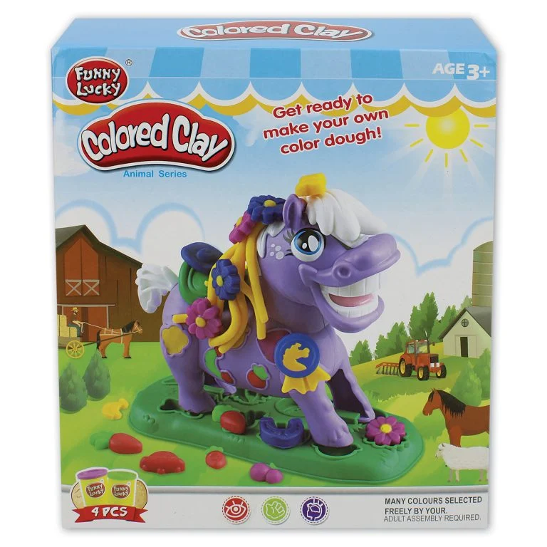 Coloured Clay Horse