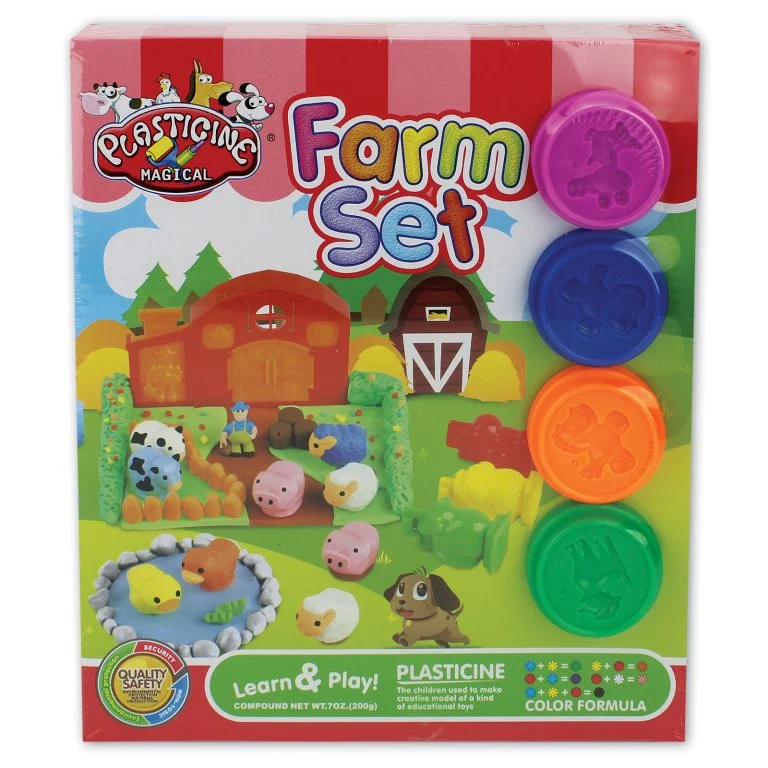 Farm Set Plasticine