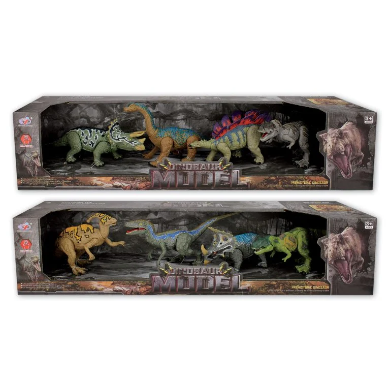 Large Dinosaur Set - Press Action (4 Pcs)