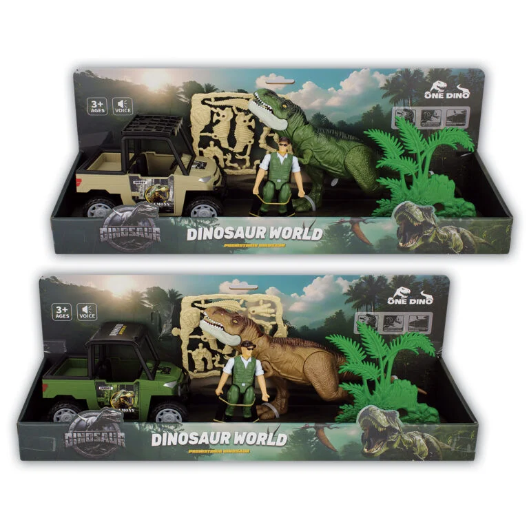 Dinosaur Buggy with Dinosaur & Sound Set