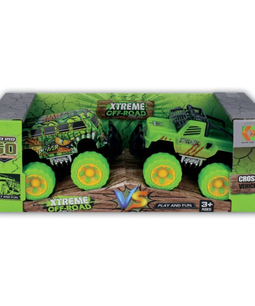 Dinosaur Jeep & Bus Friction (2 Pcs)